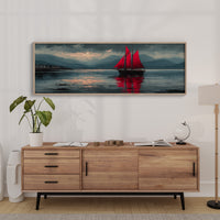 Red Sails Against the Gathering Storm