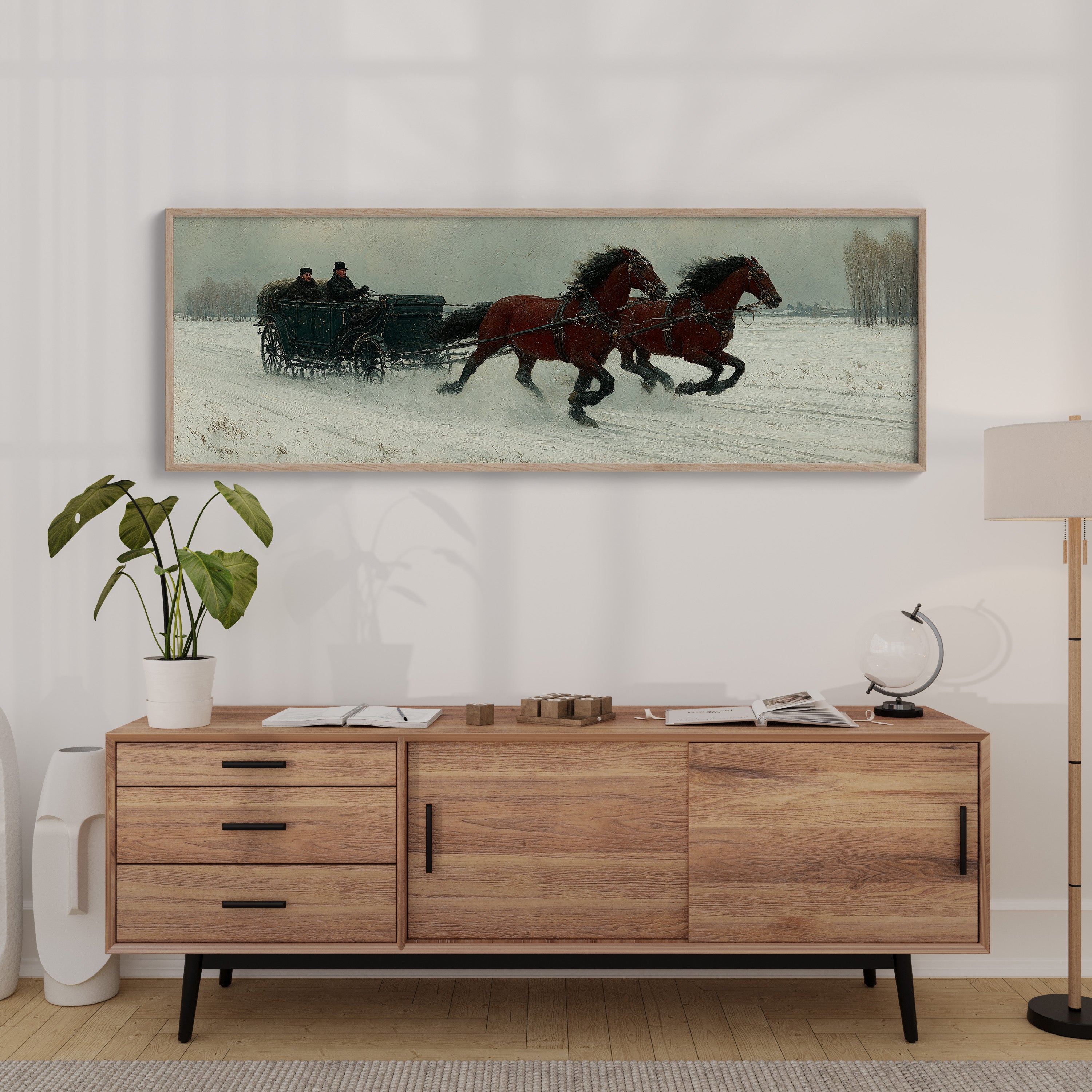 Gallop Through Winter Fields