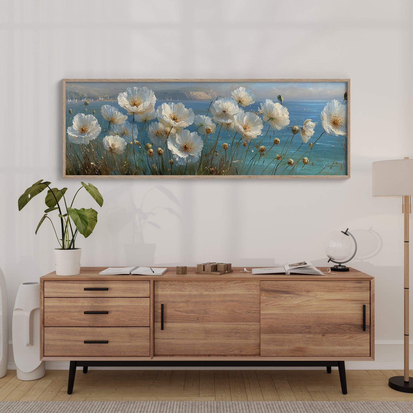 Coastal Breeze Among White Blossoms