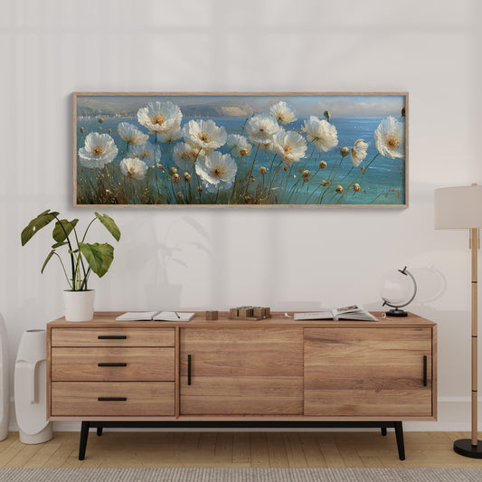 Coastal Breeze Among White Blossoms