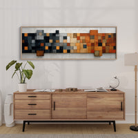 Rust and Charcoal Mosaic