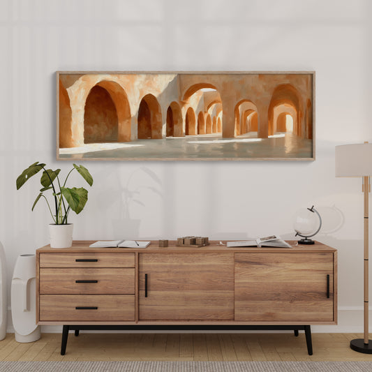 Sunlit Arches in Stillness