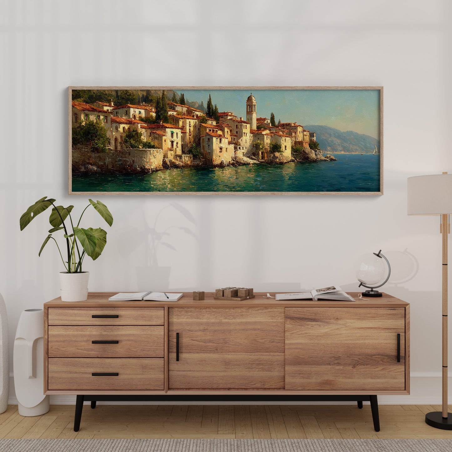 Sunlit Shores of the Old Village
