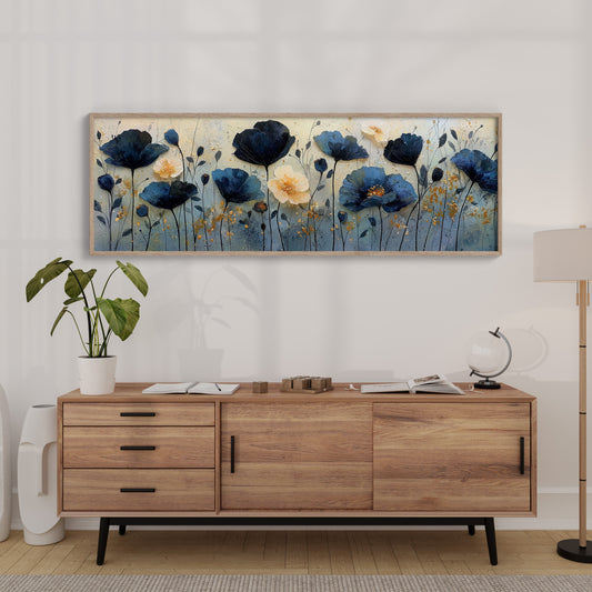 Midnight Petals in Morning Light