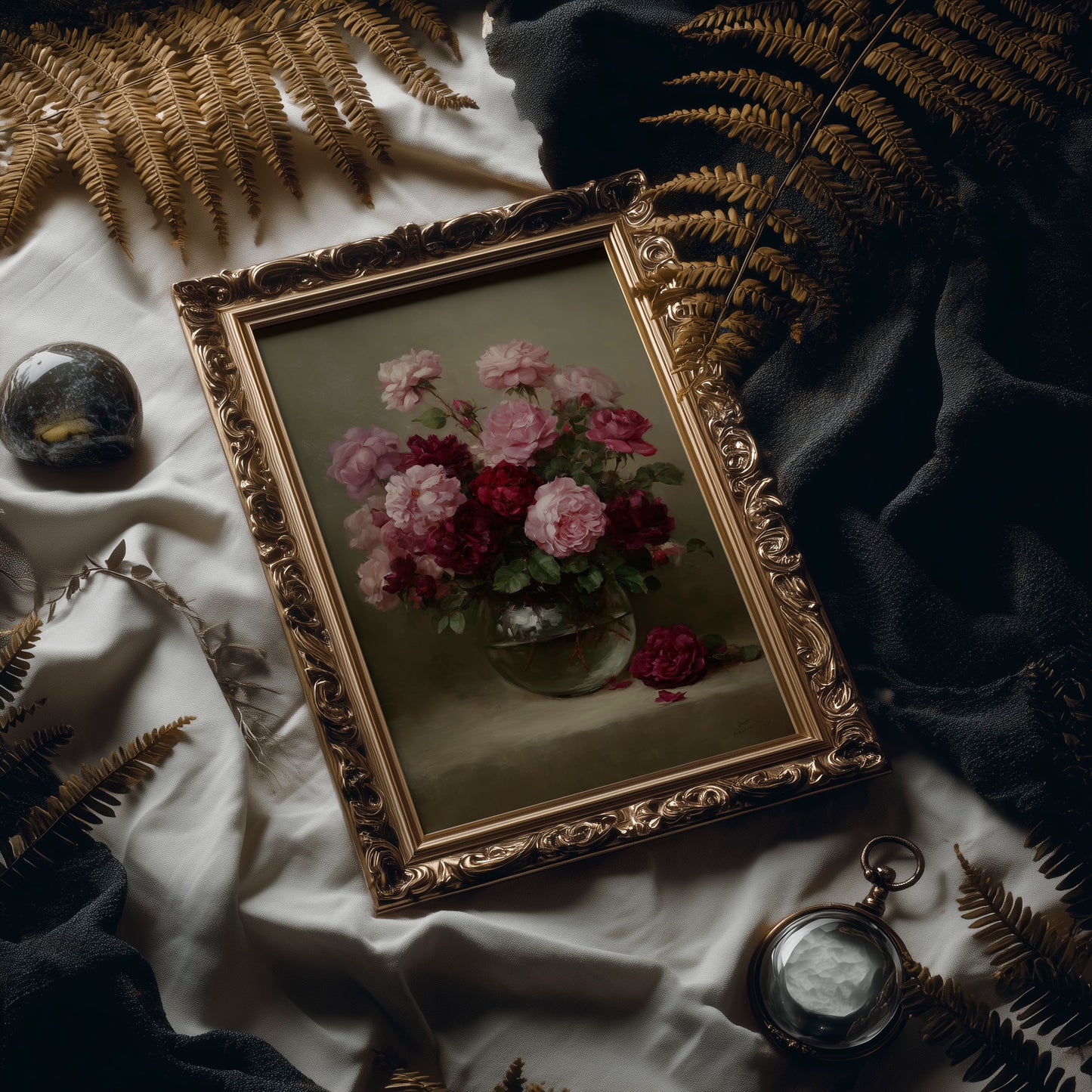 Blush and Burgundy in Bloom
