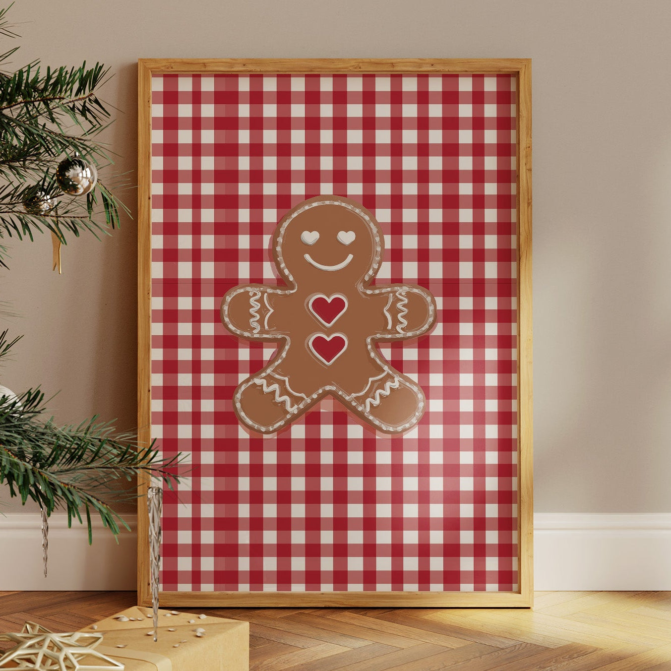 Hearts On The Gingham Table