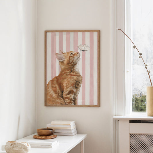 Whispers Beneath Blush Stripes