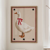 The Goose With A Red Ribbon