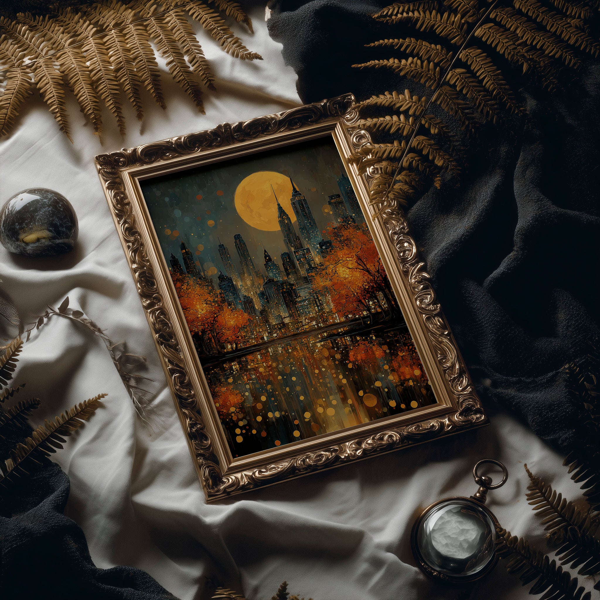 Golden Moon Over Ember City