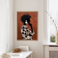 Silhouette in Burnt Sienna