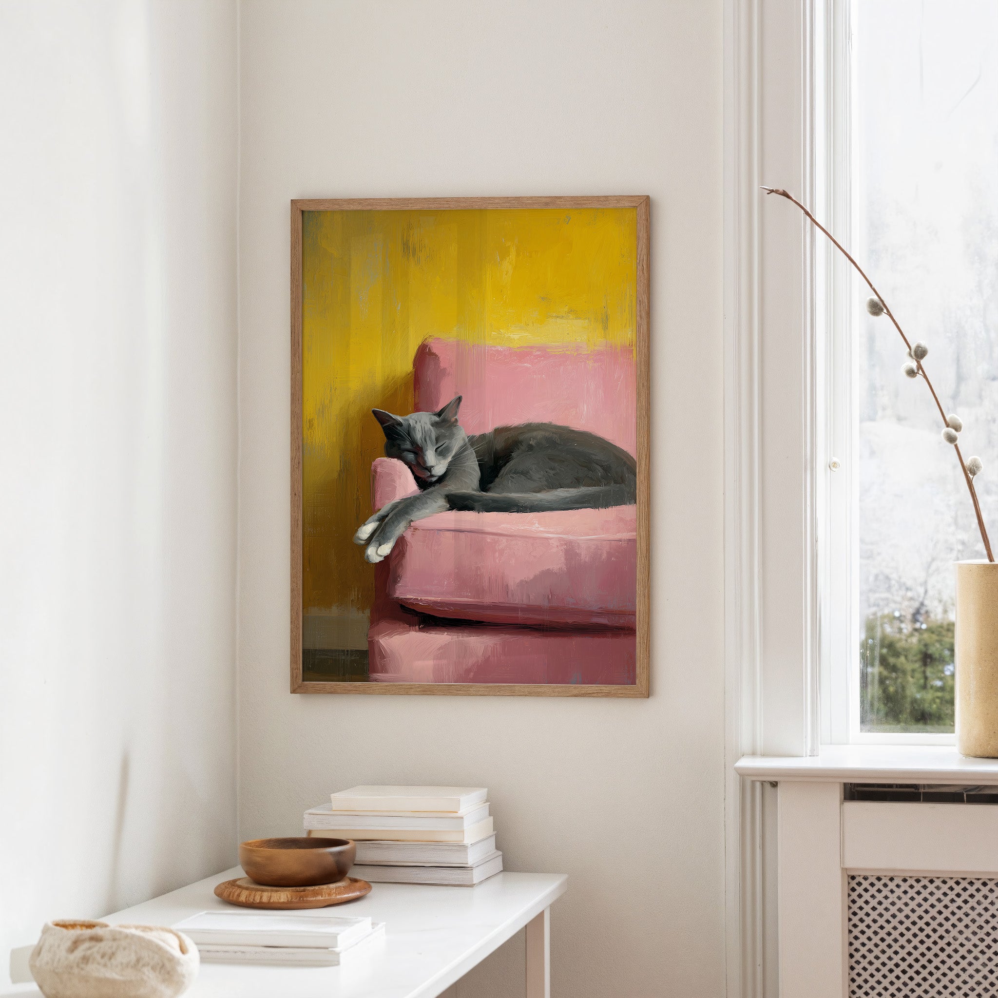 Afternoon Nap in Lemon Light