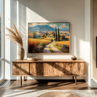 Golden Road to the Hillside Villa