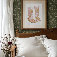 Blush Boots In Bloom