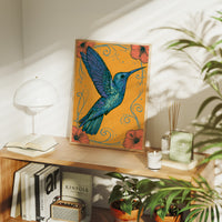 Hummingbird In Ornamental Bloom