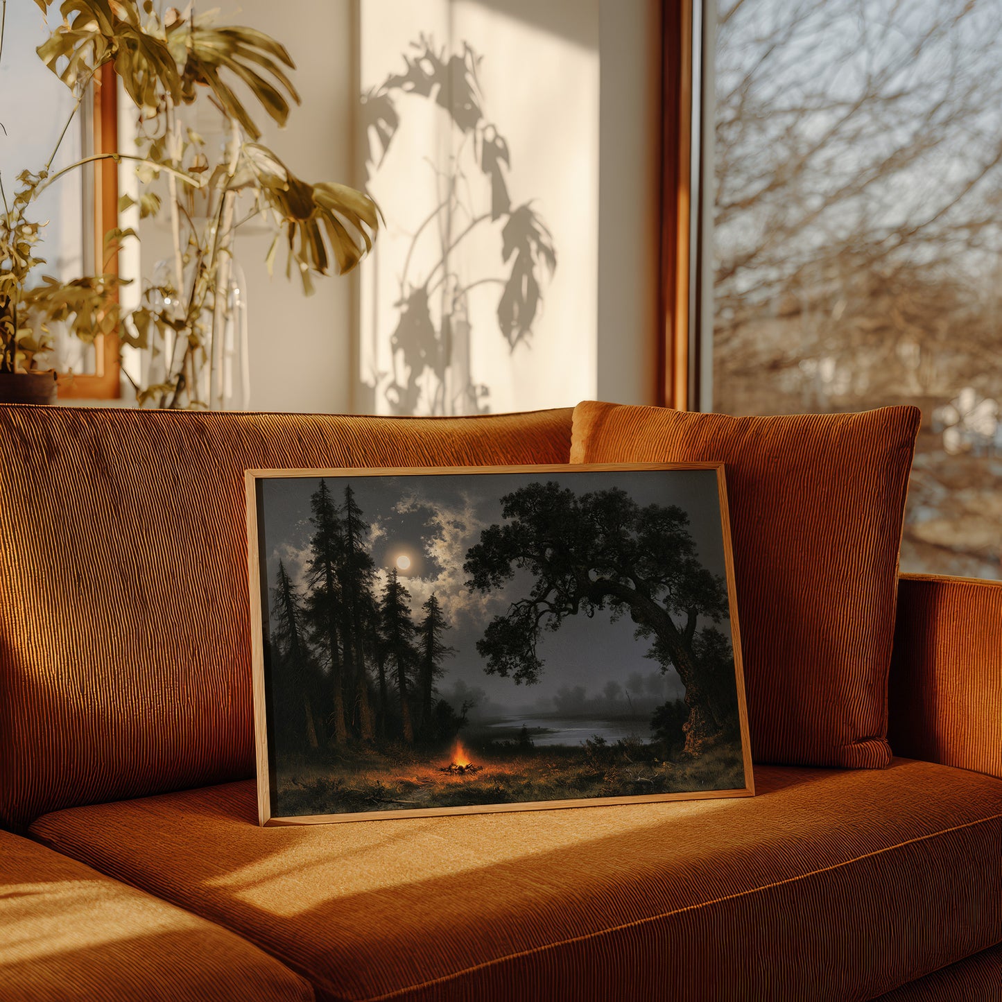 Moonrise, Fire Kept Low