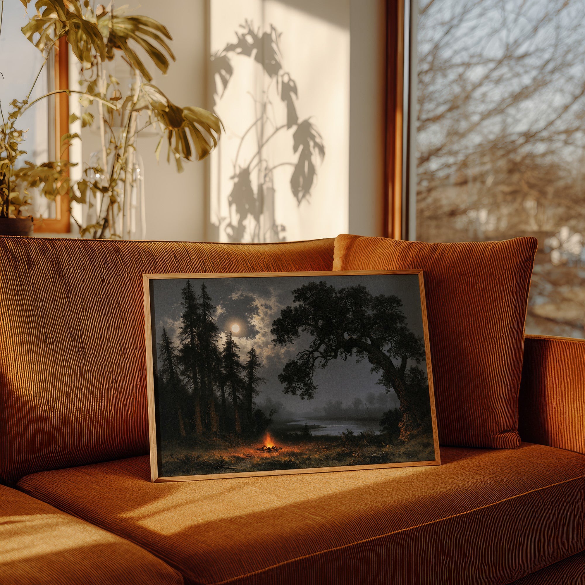 Moonrise, Fire Kept Low