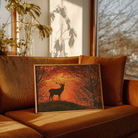 Stag, Struck by Sunrise