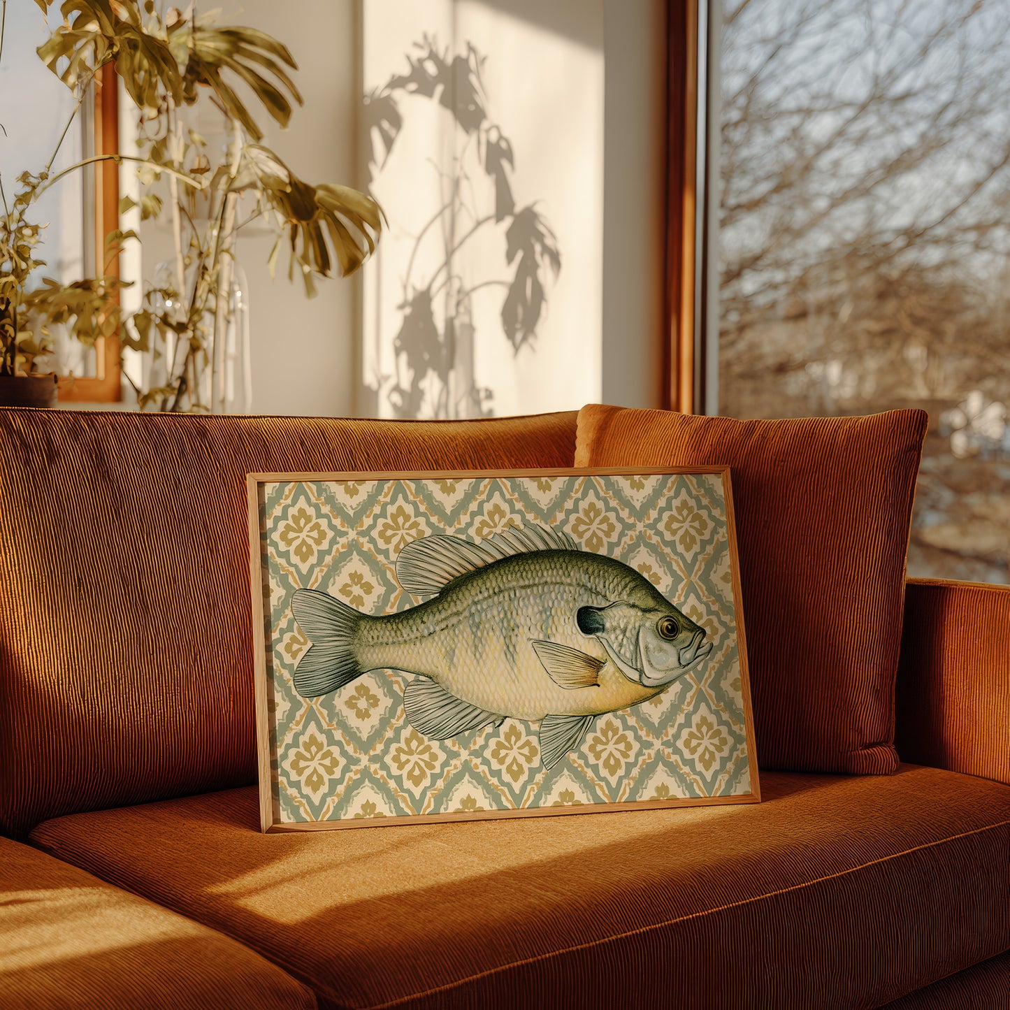 Bluegill, Sage Damask