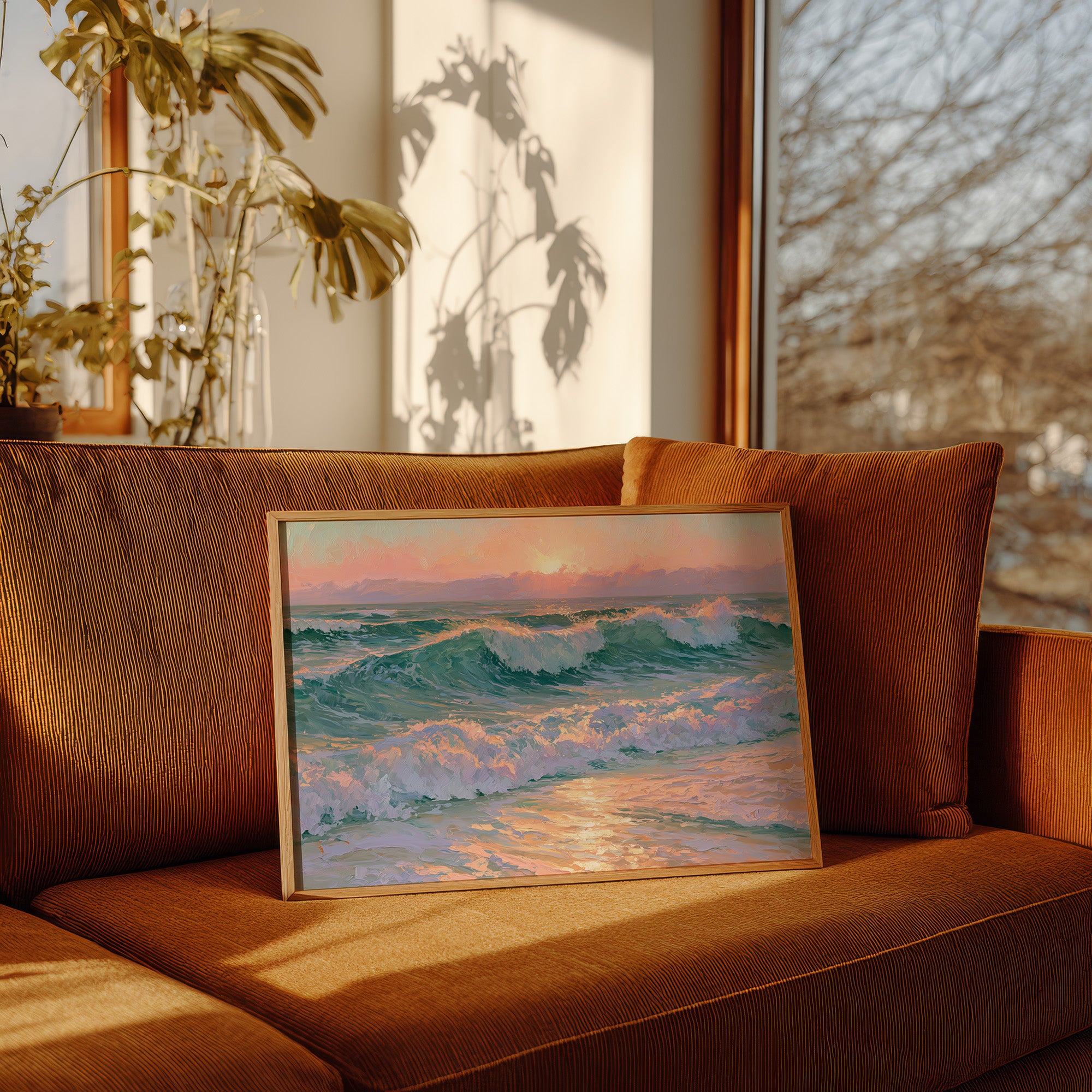 Waves, Pastel Sunrise