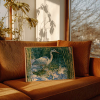 Heron, Marsh Reeds