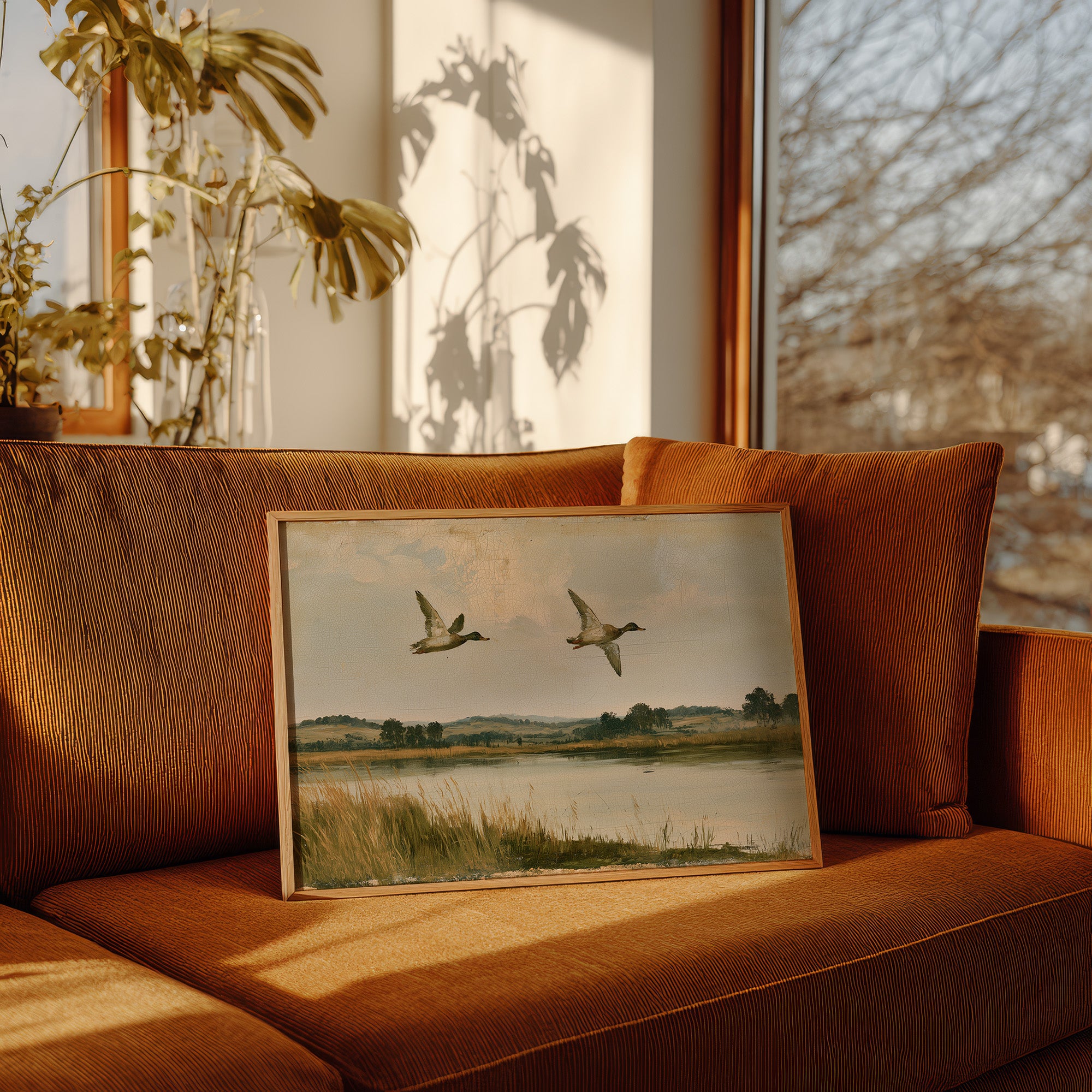 Mallards, Over the Marsh
