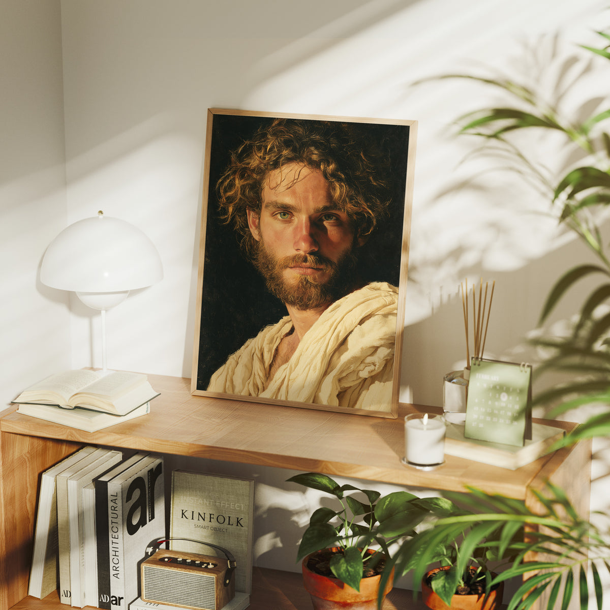 Chiaroscuro Biblical Figure Portrait