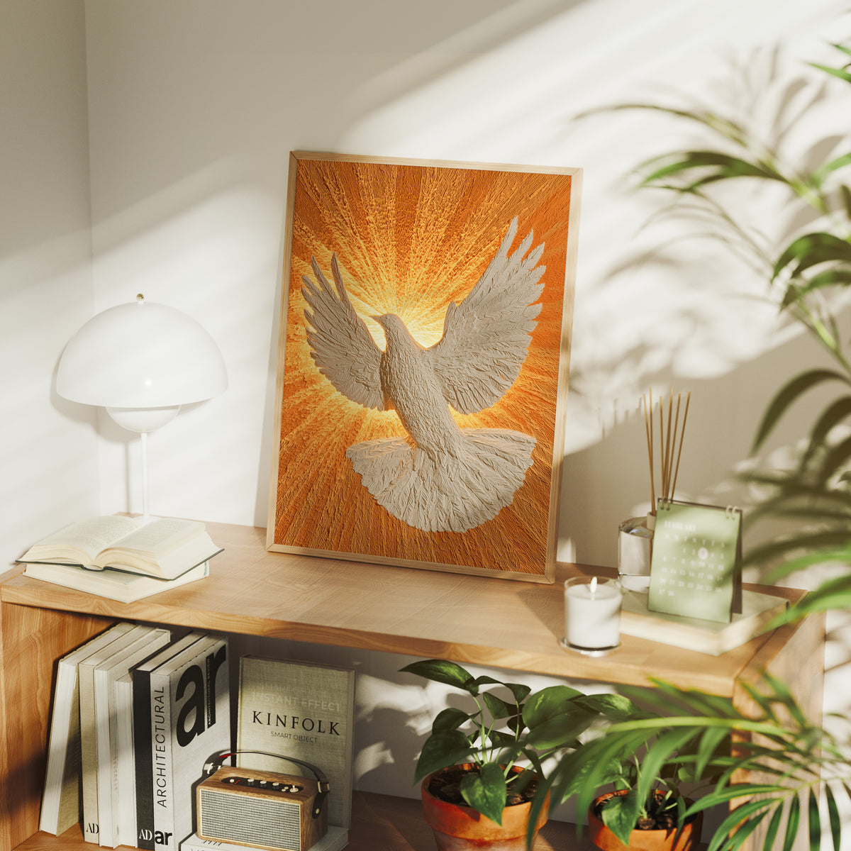 Radiant Dove Holy Spirit Print