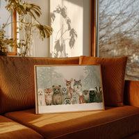 Woodland Friends Gather Round