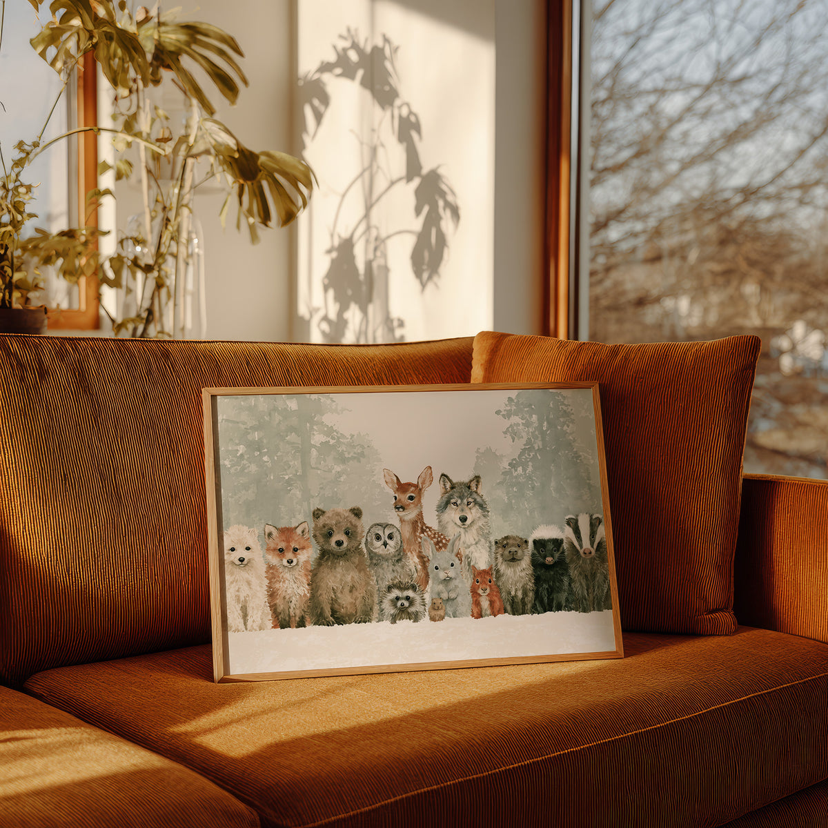 Woodland Friends Gather Round