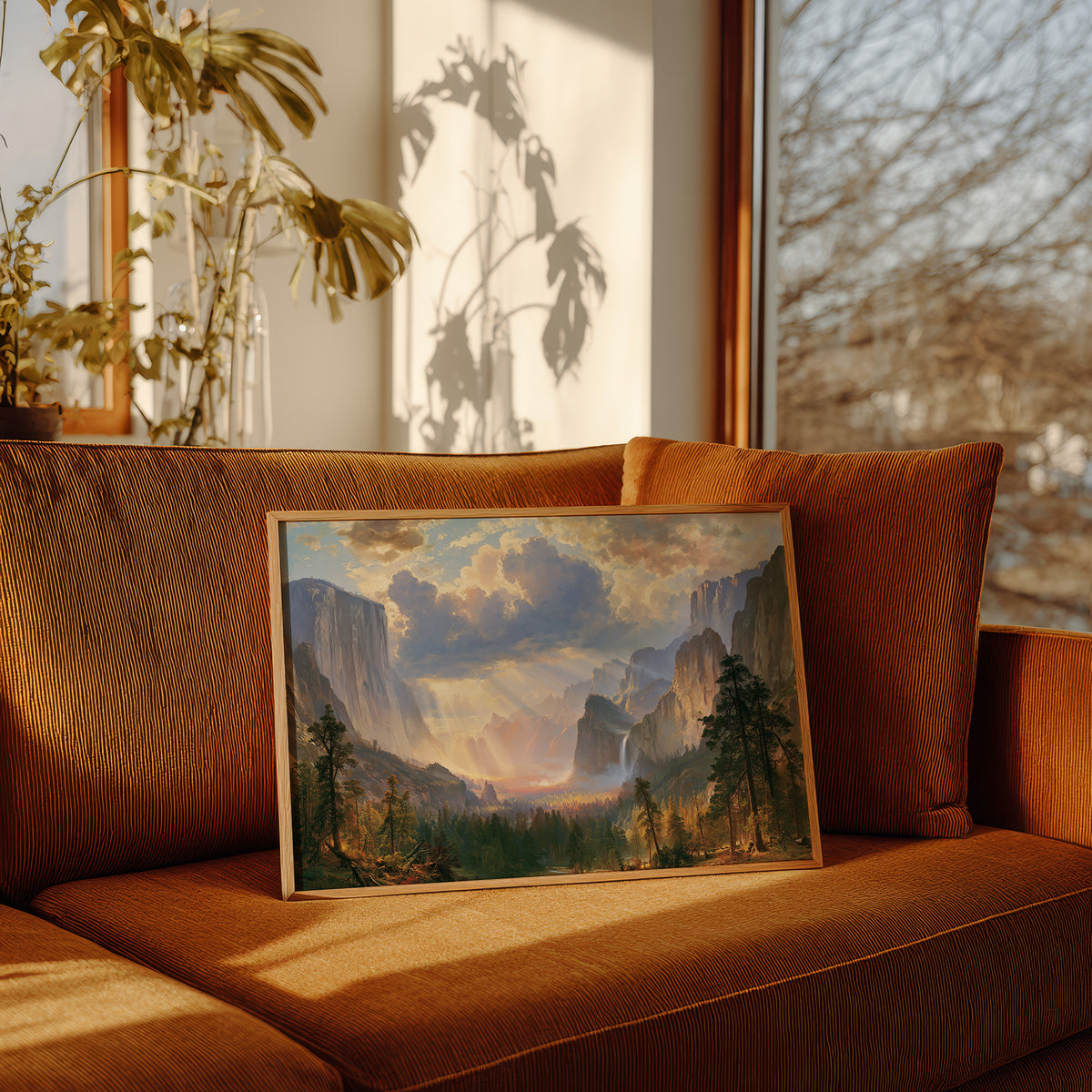 Divine Light Over the Valley