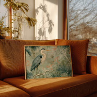 Heron Among Coral Berries