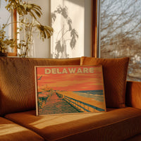 Delaware Boardwalk Sunset