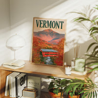 Vermont Covered Bridge Autumn