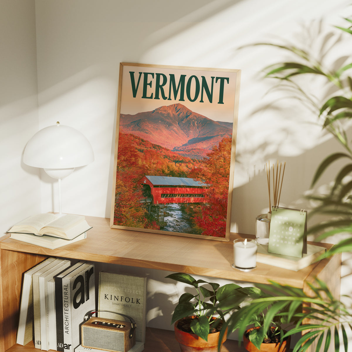 Vermont Covered Bridge Autumn