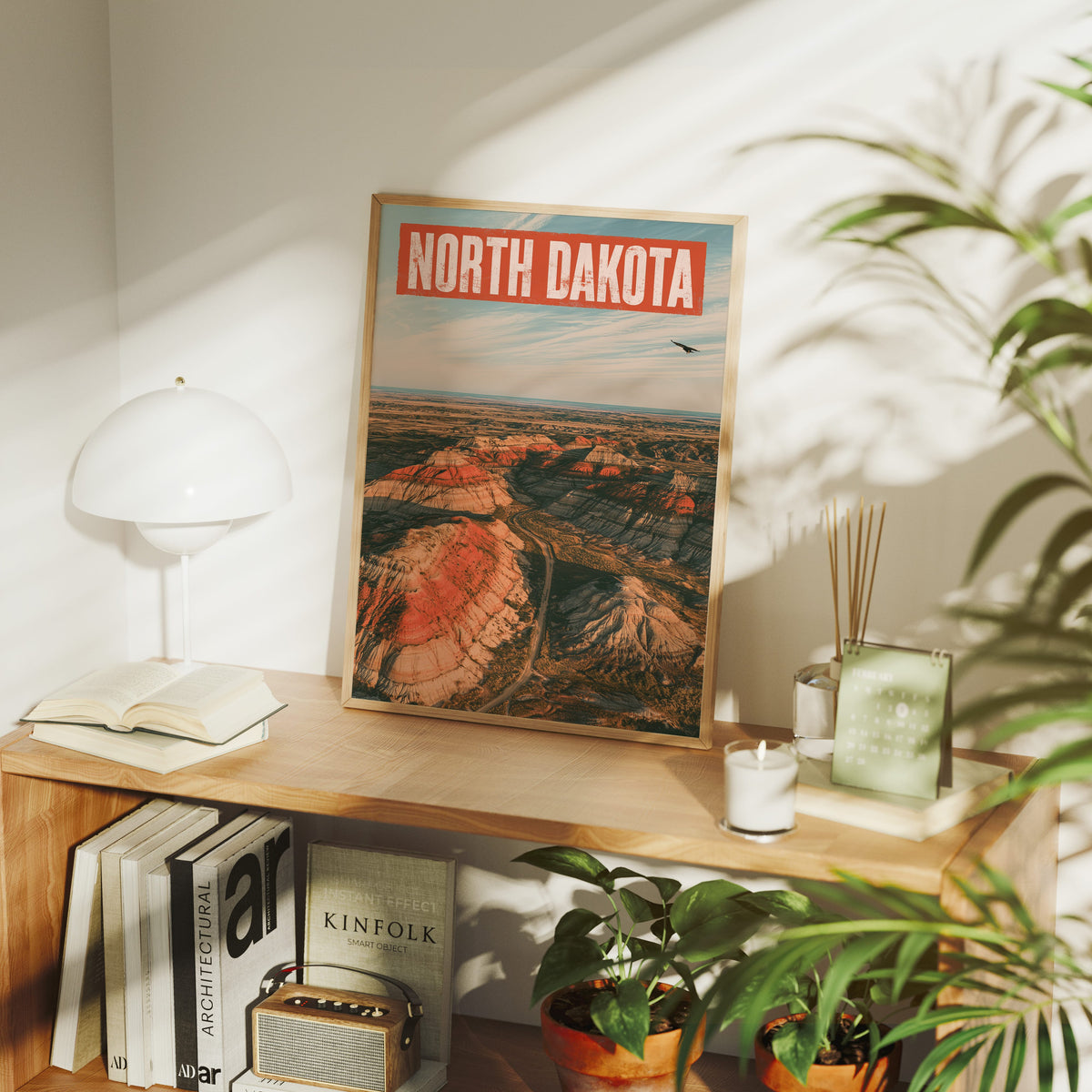 North Dakota Badlands Aerial