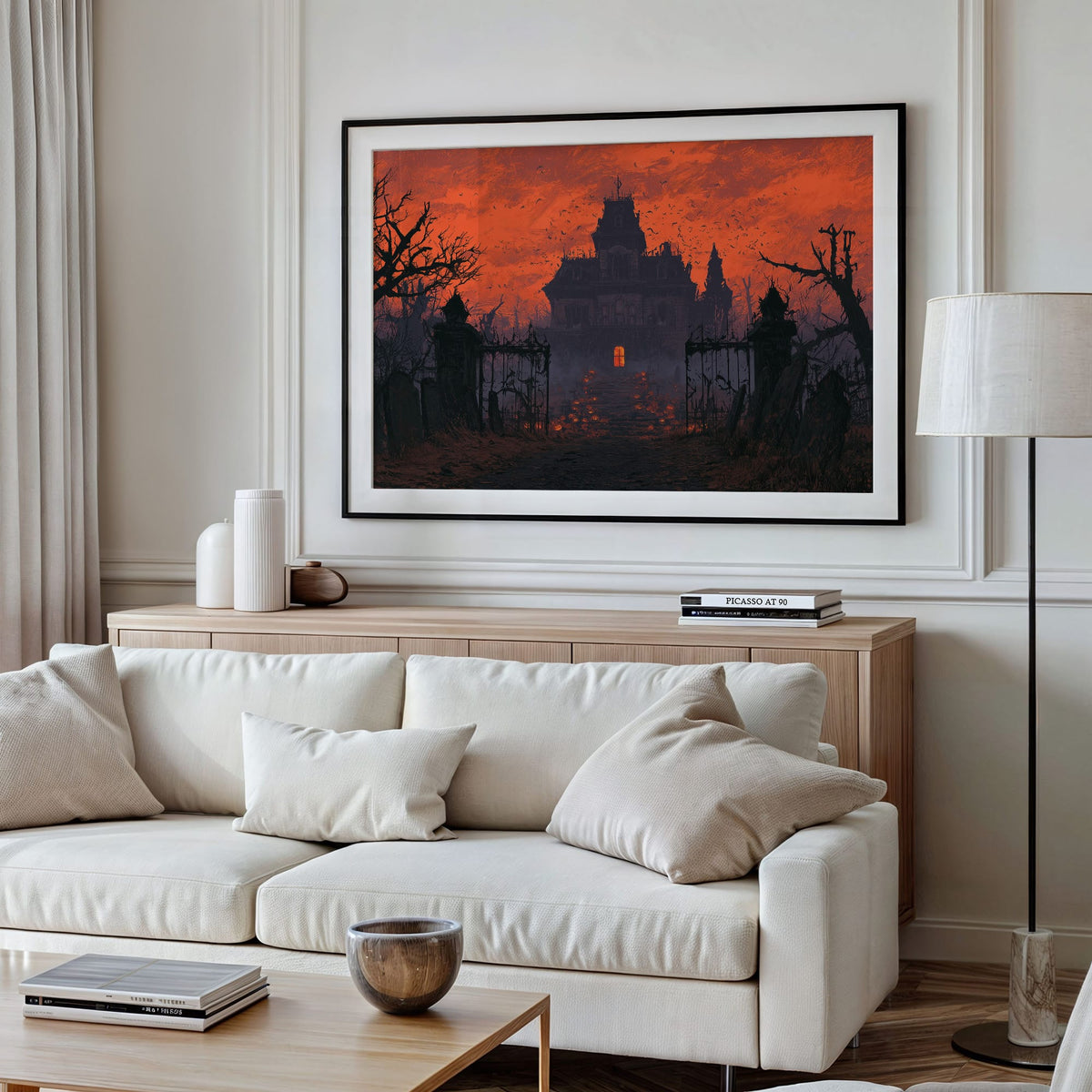 Haunted Manor Blood Red Sky