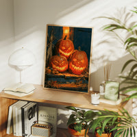 Glowing Jack-o'-Lantern Trio