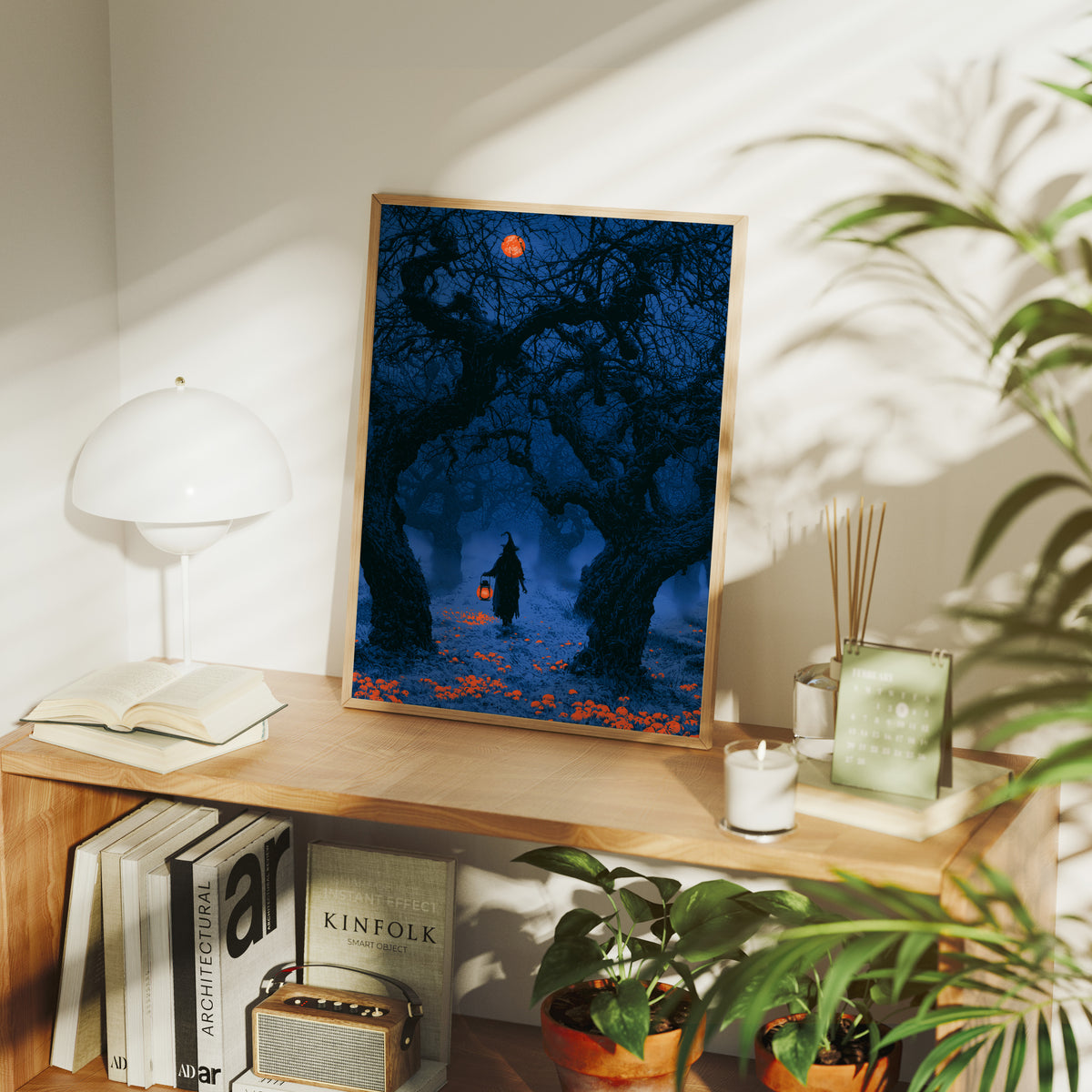 Witch's Walk Through Blue Woods