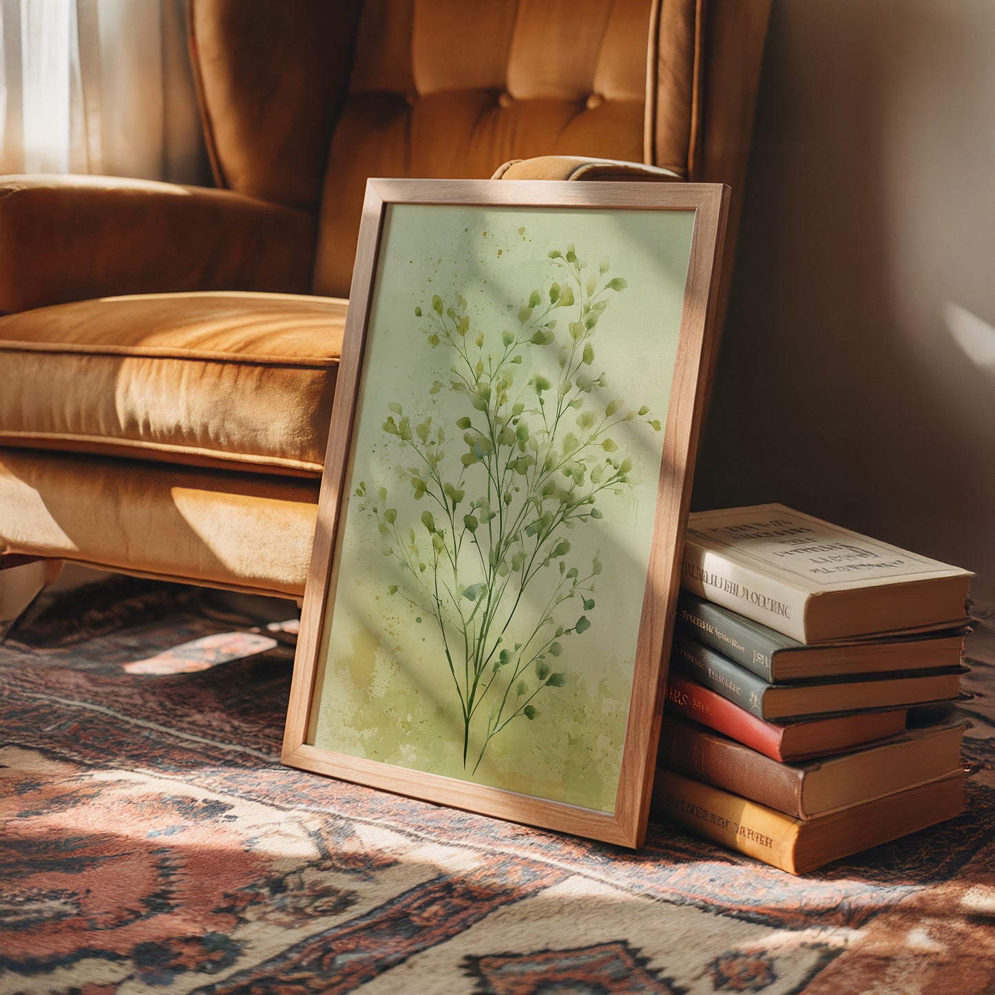 Quiet Stems in Soft Green