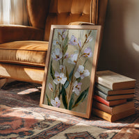 Lavender Blooms on Gilded Air