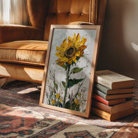One Sunflower Stands the Tallest