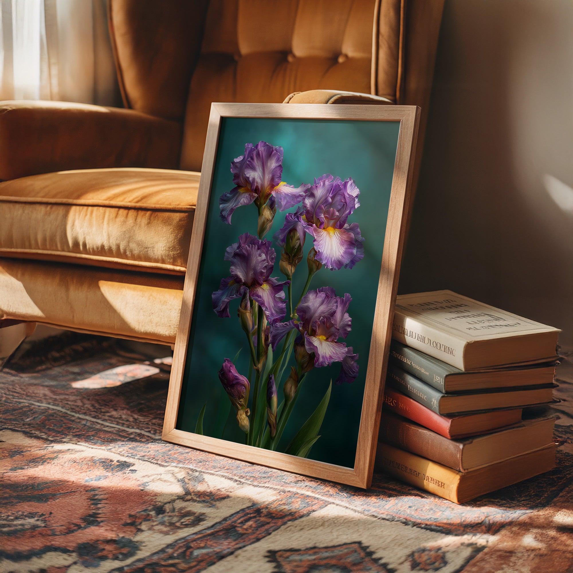 Irises Opening All at Once
