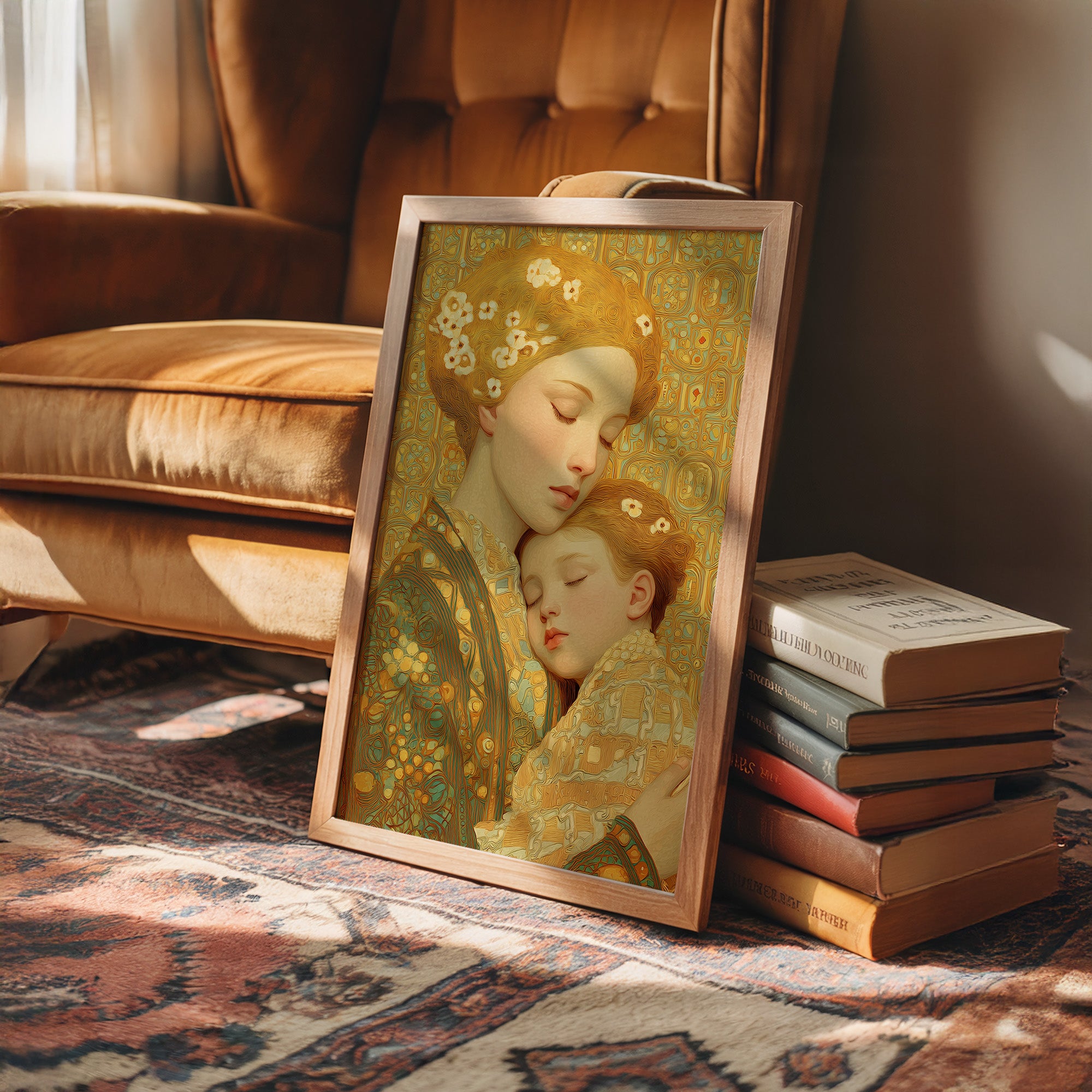 Gold and Quiet, She Holds Her