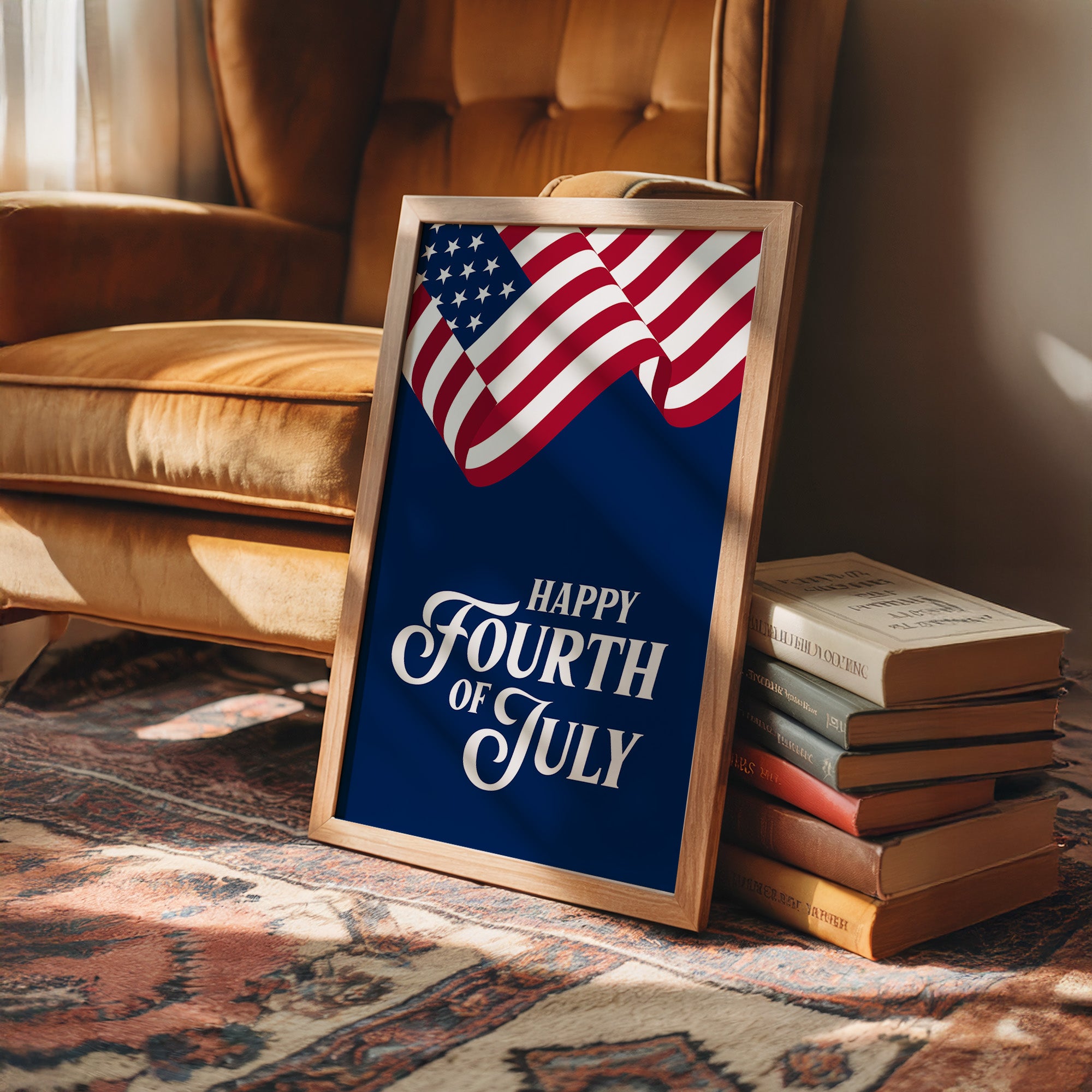 Happy Fourth of July, Flag Flying High