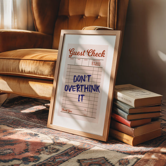 Order Up: Stop Overthinking