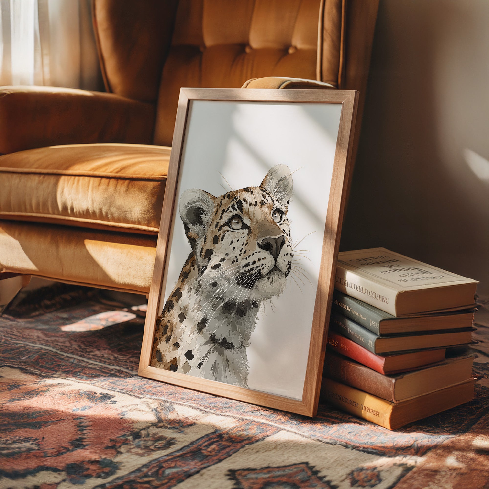 Leopard Looking Skyward