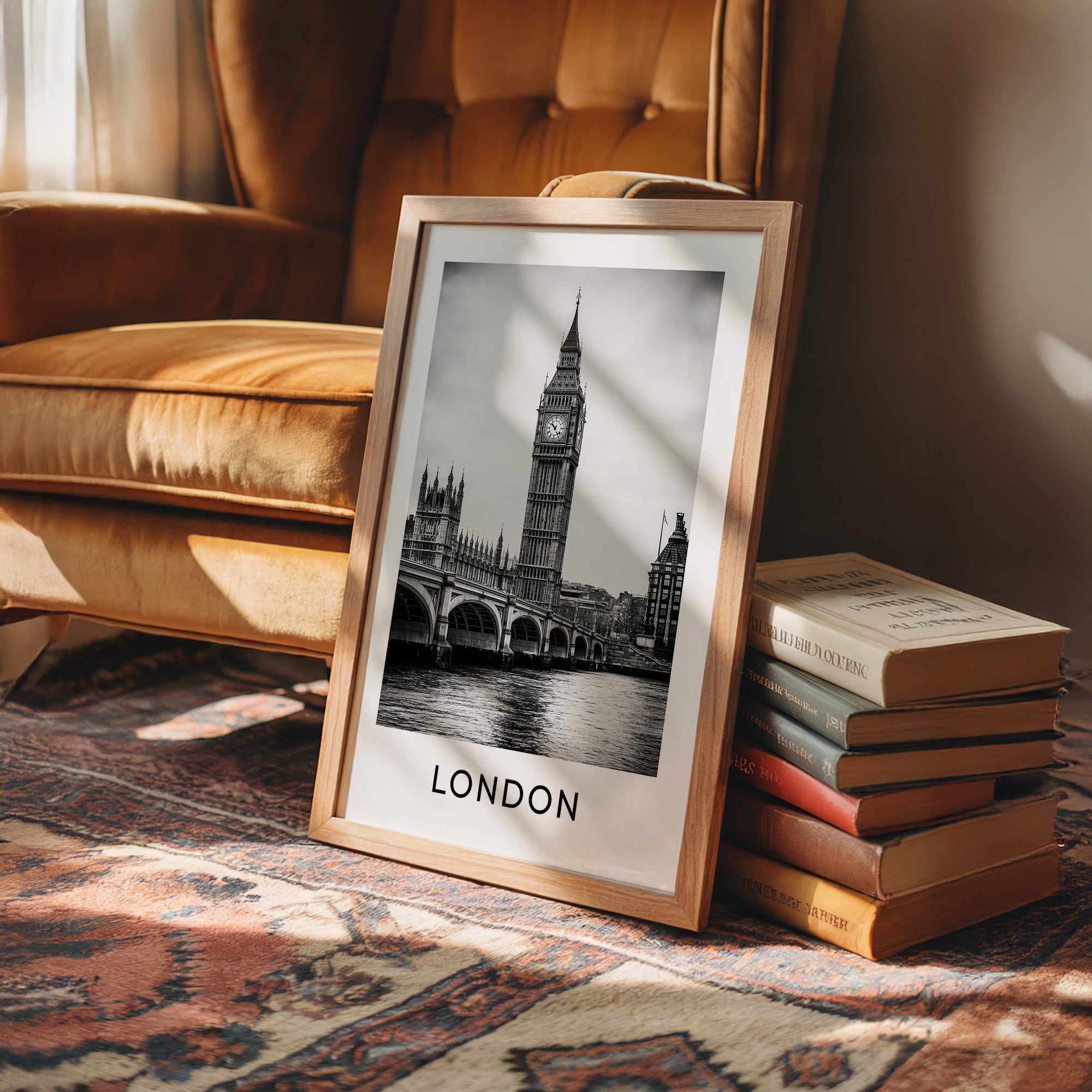 Big Ben Over The Thames