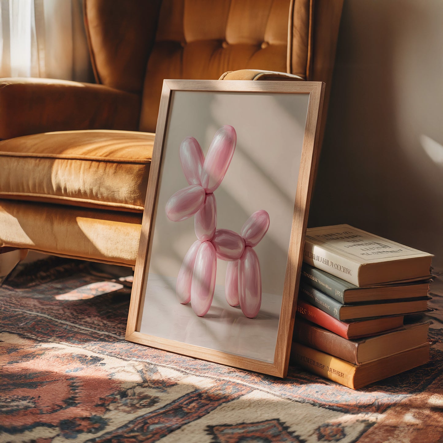 Pink Balloon Pup, Frozen Shine