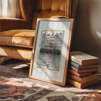 Amsterdam Gables, Stamped in Pastel