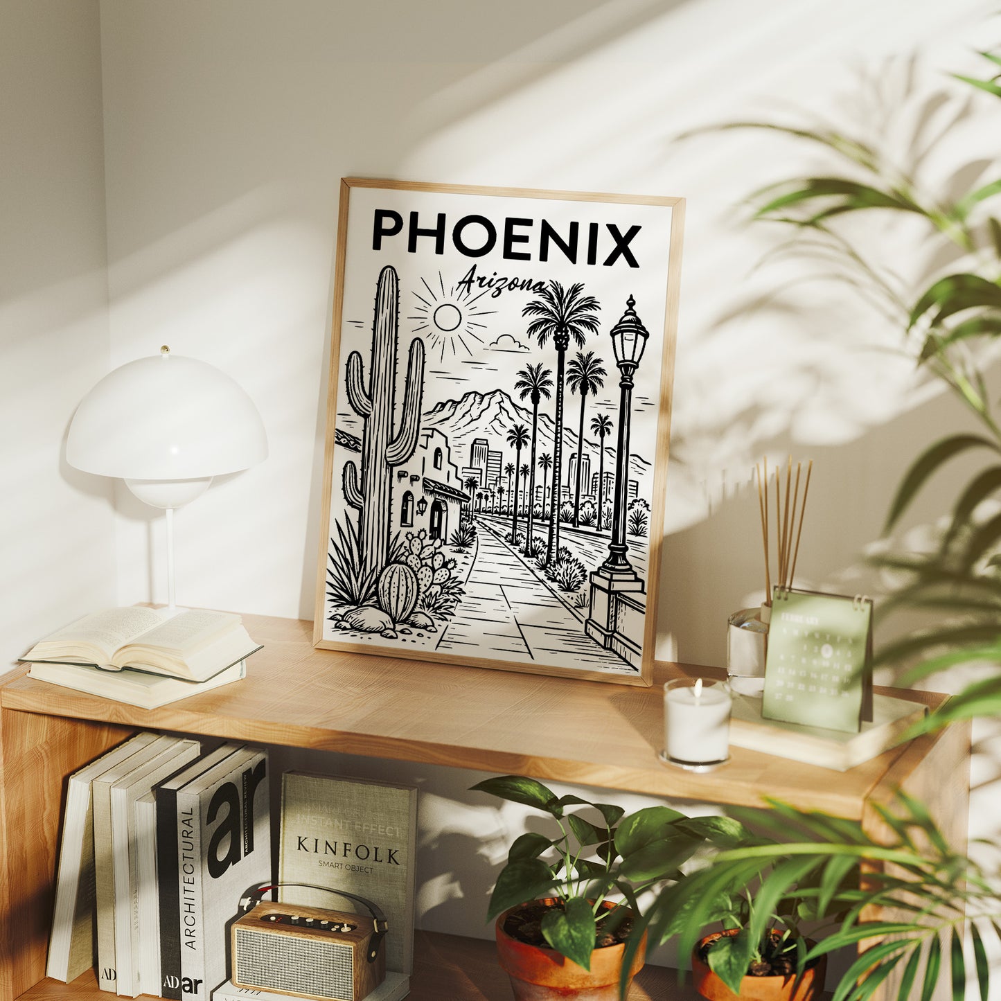 Phoenix, Cactus and Palm